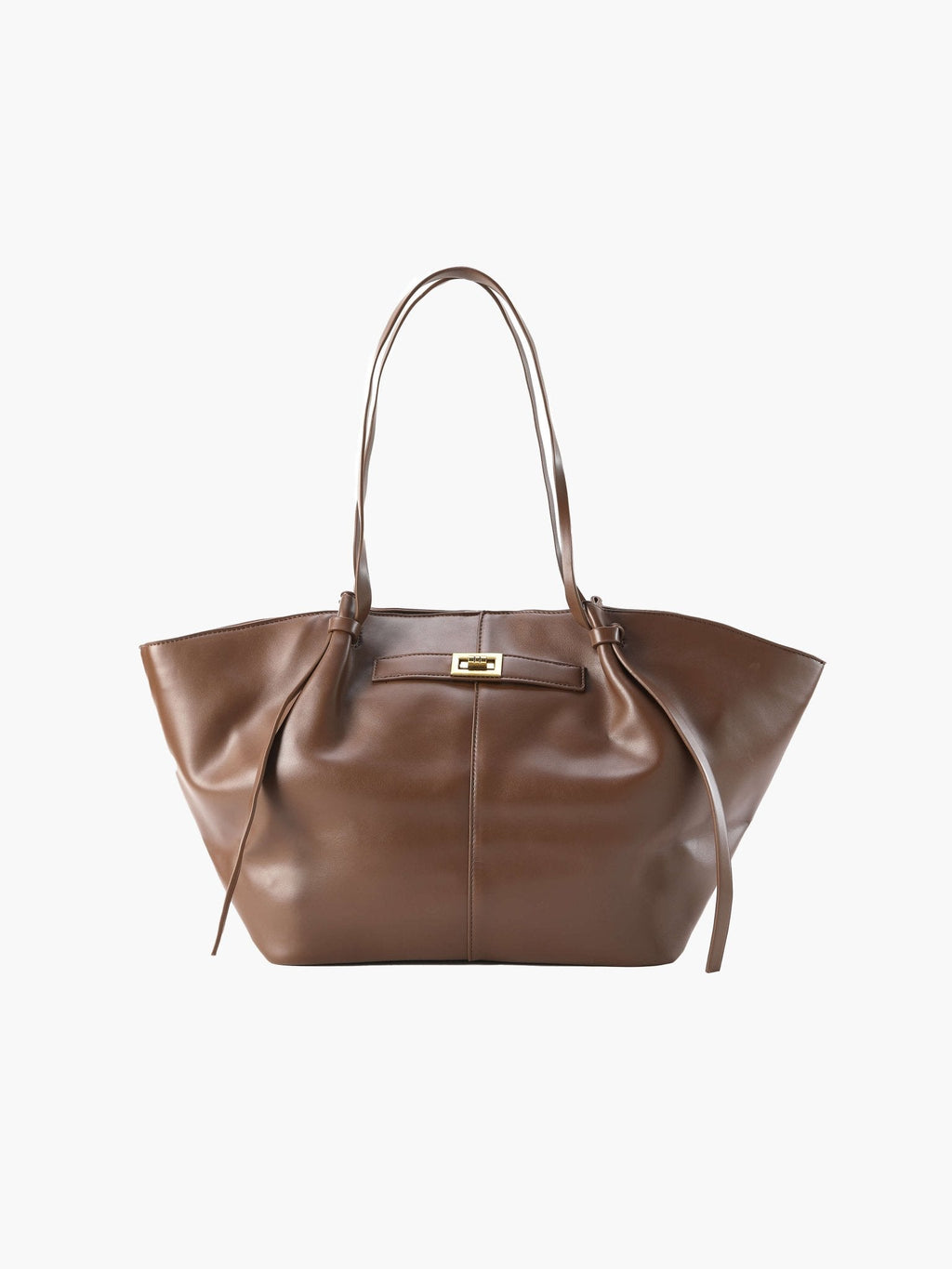 Torba shopper damska – zamek, długi pasek na ramię - Arkadya Outlet - Women Bag