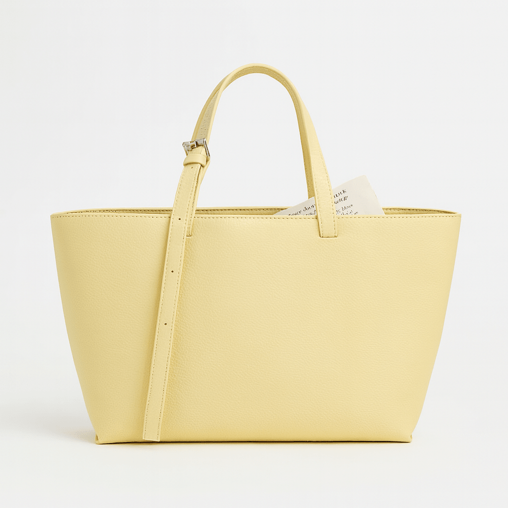 Torba tote damska – podwójne uchwyty, pasek na ramię - Arkadya Outlet - Women Bag