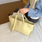 Torba tote damska – podwójne uchwyty, pasek na ramię - Arkadya Outlet - Women Bag
