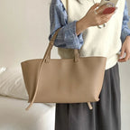 Torba tote damska – podwójne uchwyty, pasek na ramię - Arkadya Outlet - Women Bag