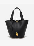 Torba worek damska – fakturowana, usztywniona forma - Arkadya Outlet - Women Bag