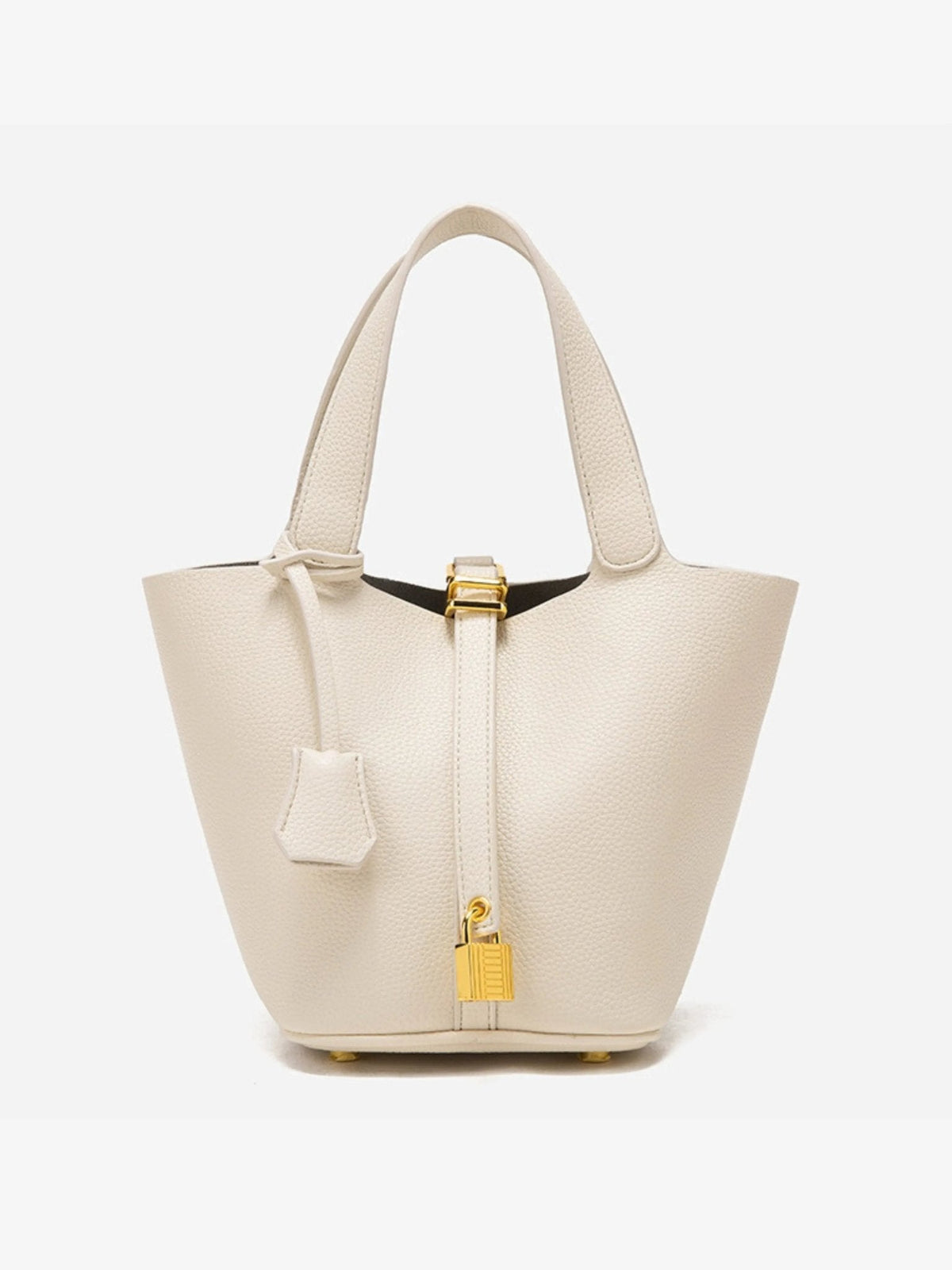 Torba worek damska – fakturowana, usztywniona forma - Arkadya Outlet - Women Bag