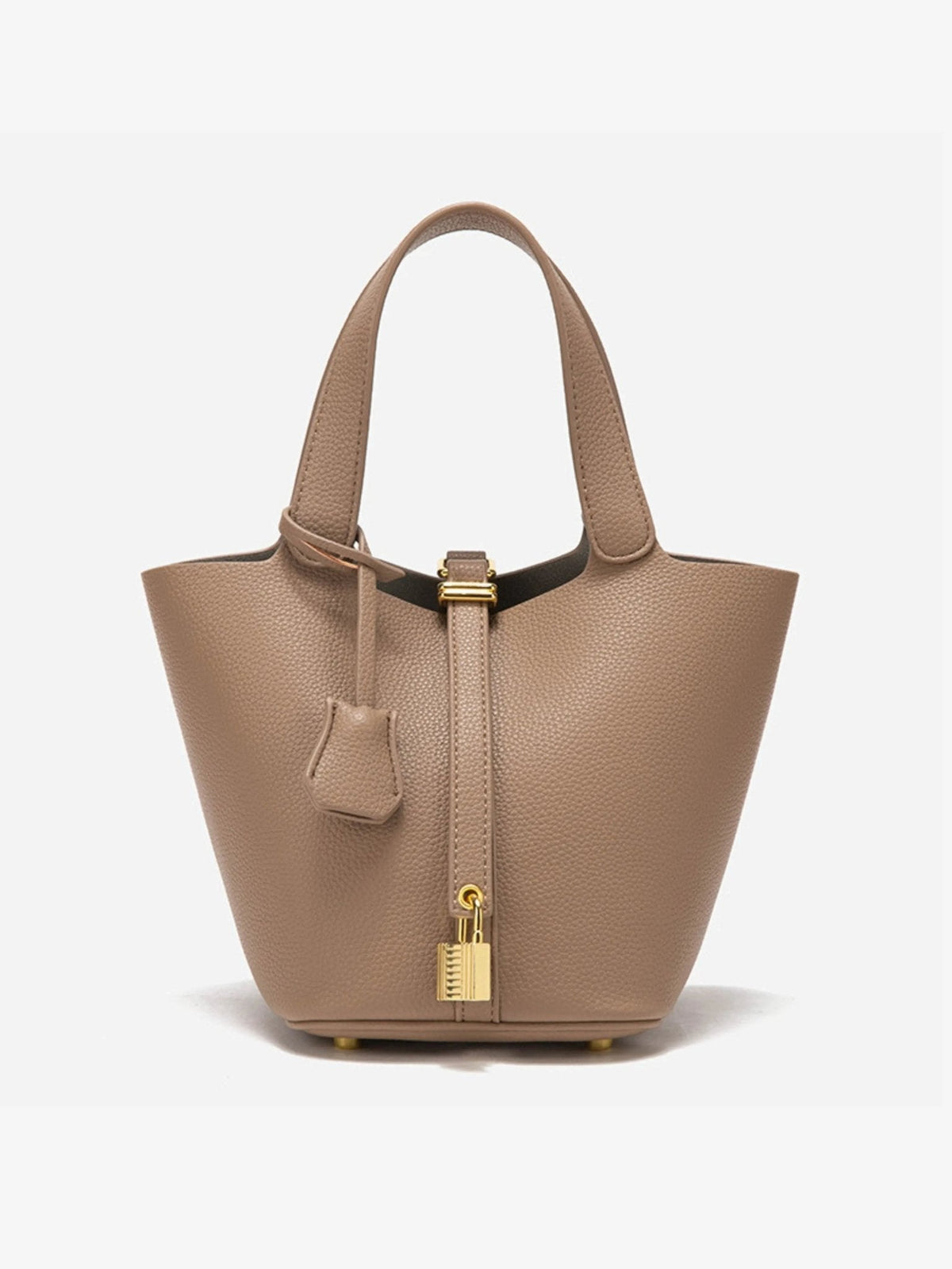 Torba worek damska – fakturowana, usztywniona forma - Arkadya Outlet - Women Bag