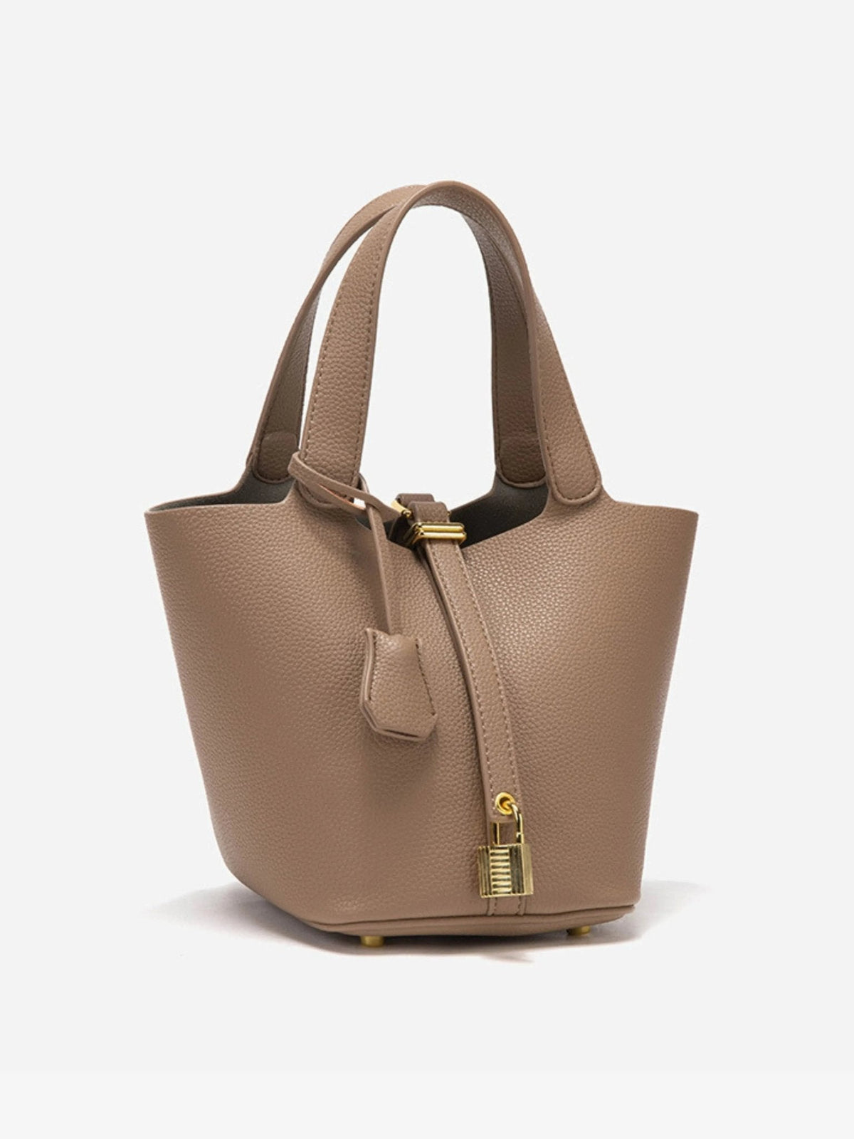 Torba worek damska – fakturowana, usztywniona forma - Arkadya Outlet - Women Bag
