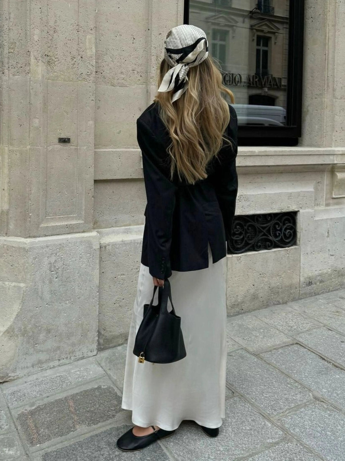 Torba worek damska – fakturowana, usztywniona forma - Arkadya Outlet - Women Bag