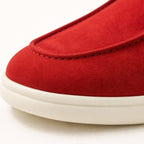 Zamszowe mokasyny męskie wsuwane – gumowa podeszwa - Arkadya Outlet - Men Shoes