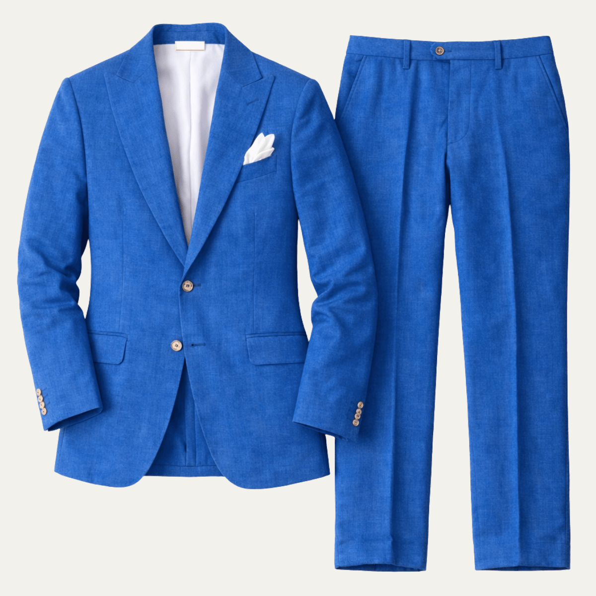 Zestaw garniturowy męski dwuczęściowy – dopasowany - Arkadya Outlet - Men Suit