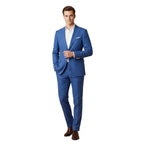 Zestaw garniturowy męski dwuczęściowy – dopasowany - Arkadya Outlet - Men Suit