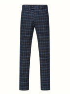 Zestaw Garniturowy Męski Dwuczęściowy Slim Fit Formalny - Arkadya Outlet - Men Suit