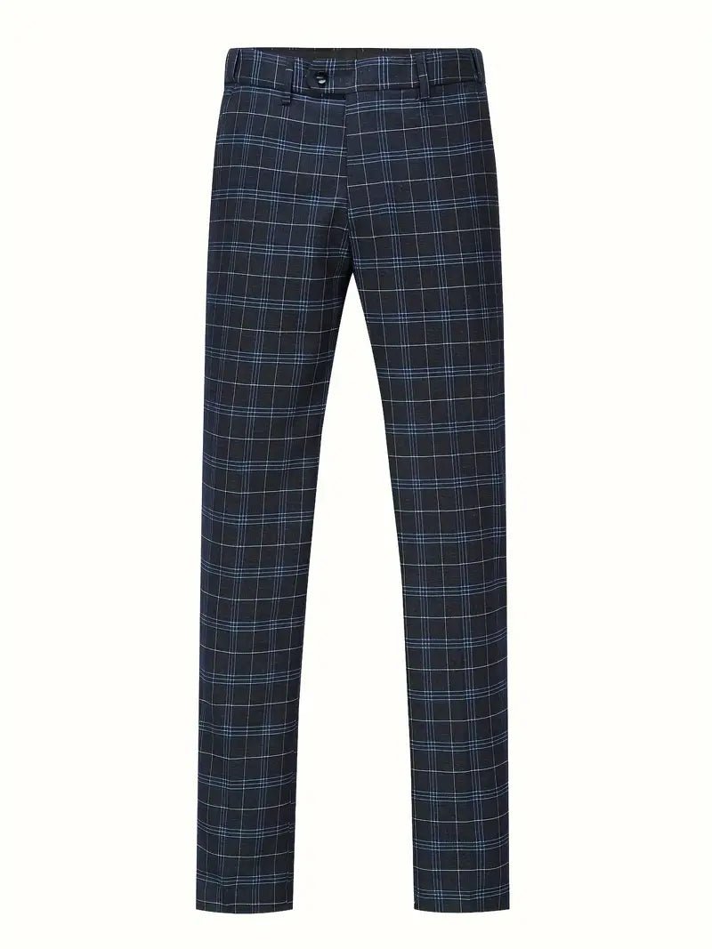 Zestaw Garniturowy Męski Dwuczęściowy Slim Fit Formalny - Arkadya Outlet - Men Suit