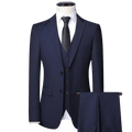 Zestaw Garniturowy Męski Trzyczęściowy Z Marynarką I Kamizelką - Arkadya Outlet - Men Suit