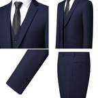 Zestaw Garniturowy Męski Trzyczęściowy Z Marynarką I Kamizelką - Arkadya Outlet - Men Suit