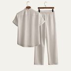 Zestaw męski dwuczęściowy z wiązaniem - Arkadya Outlet - Men Set