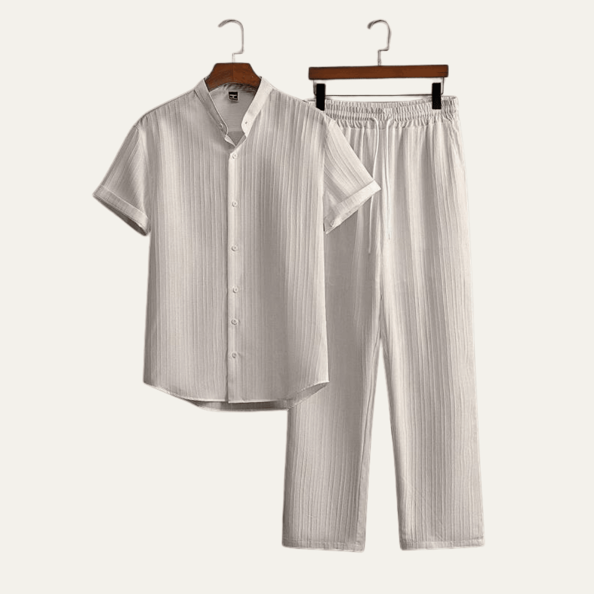 Zestaw męski dwuczęściowy z wiązaniem - Arkadya Outlet - Men Set